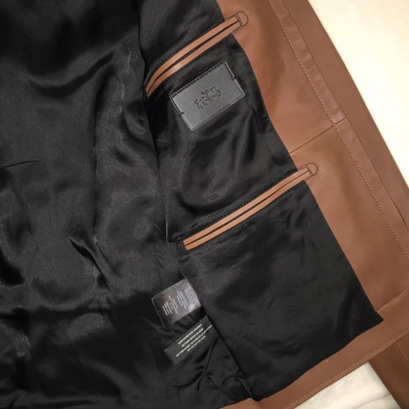 Coach Leather Racer Jacket - Picture 8 of 8